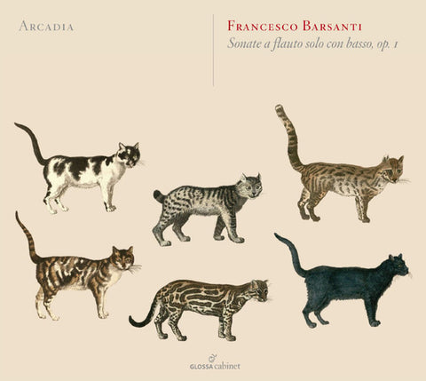 Francesco Barsanti, Arcadia - Sonate A Flauto Solo Con Basso Op.I, 1724