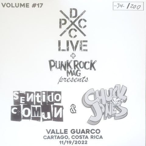 Sentido Comun, Chuck Jones - DCxPC Live And Punk Rock Mag Presents Sentido Comun & Chuck Jones - Live In Valle Guarco, Cartago, Costa Rica, 11/19/2022