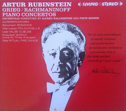 Artur Rubinstein - Grieg, Rachmaninoff And Favorite Encores