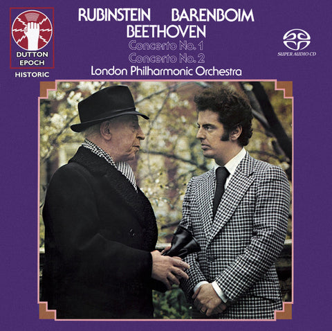 Rubinstein, Barenboim, London Philharmonic Orchestra, Beethoven - Concerto No.1 & Concerto No. 2