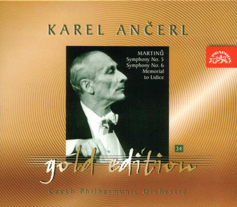 Karel Ančerl, Czech Philharmonic Orchestra : Martinů - Symphony No. 5 / Symphony No. 6 / Memorial To Lidice