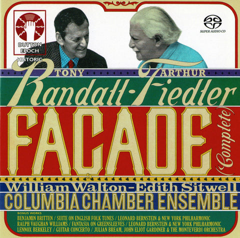 Tony Randall, Arthur Fiedler, Sir William Walton, Edith Sitwell - Façade (Complete) (plus bonus works)