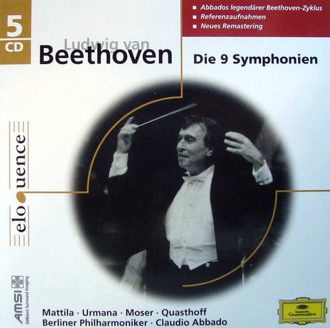 Ludwig van Beethoven - Mattila, Urmana, Moser, Quasthoff, Berliner Philharmoniker, Claudio Abbado - Die 9 Symphonien