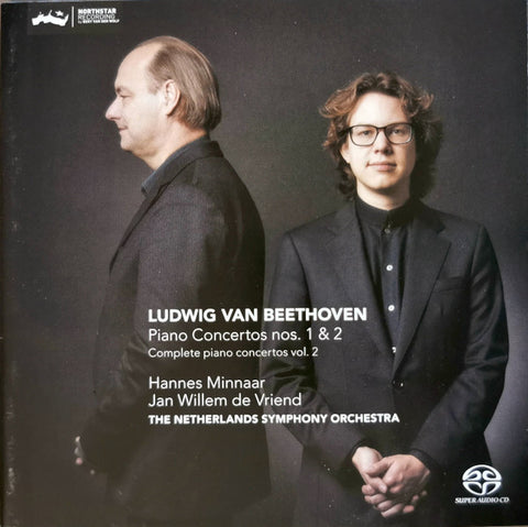 Ludwig van Beethoven, Hannes Minnaar, Jan Willem de Vriend, The Netherlands Symphony Orchestra - Piano Concertos Nos. 1 & 2