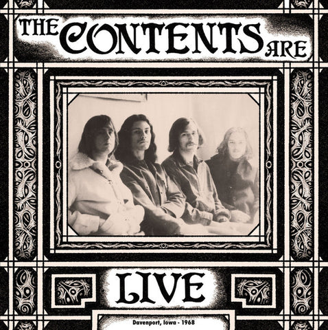 The Contents Are - Live Davenport, Iowa 1968