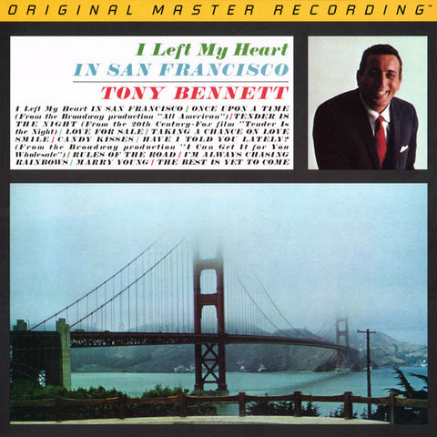 Tony Bennett, - I Left My Heart In San Francisco