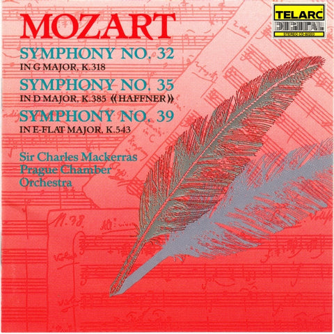 Mozart, Sir Charles Mackerras, Prague Chamber Orchestra, - Symphonies No. 32, No.35 