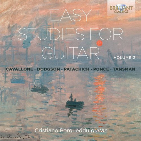 Cavallone, Dodgson, Patachich, Ponce, Tansman, Cristiano Porqueddu - Easy Studies For Guitar, Volume 2