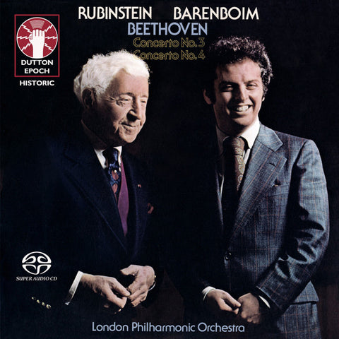 Rubinstein, Barenboim, London Philharmonic Orchestra, Beethoven - Concerto No. 3 & Concerto No. 4