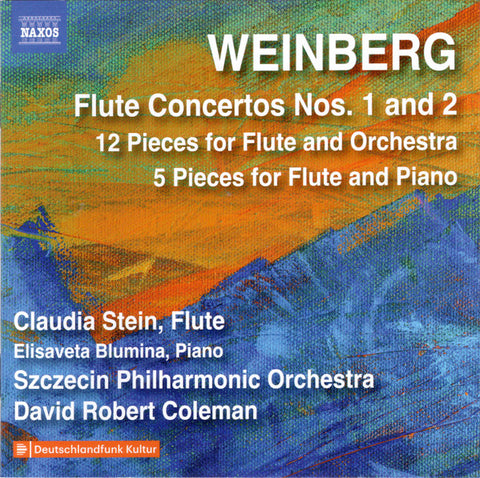 Weinberg, Claudia Stein, Elisaveta Blumina, Szczecin Philharmonic Orchestra, David Robert Coleman -  Complete Works For Flute