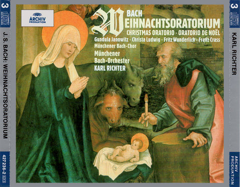 Bach ‎– Münchener Bach-Chor, Münchener Bach-Orchester, Karl Richter - Weihnachtsoratorium = Christmas Oratorio = Oratorio De Noël