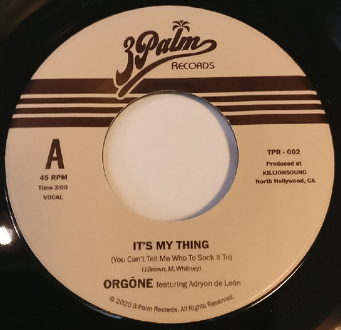 Orgone - It's My Thing