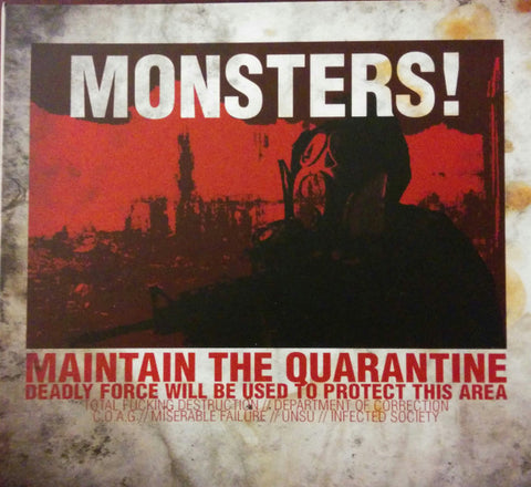 Total Fucking Destruction, Department Of Correction, C.O.A.G., Miserable Failure, Unsu, Infected Society - Monsters! (six of a kind)