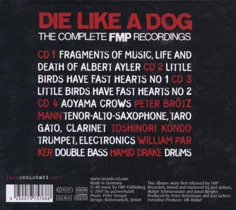Die Like A Dog - The Complete FMP Recordings