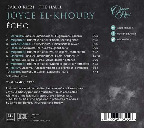 Carlo Rizzi, The Hallé, Joyce El-Khoury - Écho