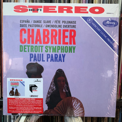 Chabrier, Detroit Symphony, Paul Paray - España / Danse Slave / Fête Polonaise / Suite Pastorale / Gwendoline Overture