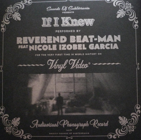 Reverend Beat-Man Feat Nicole Izobel Garcia - If I Knew