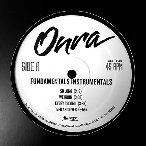 Onra - Fundamentals (Instrumentals)