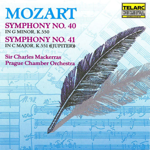 Mozart, Sir Charles Mackerras, Prague Chamber Orchestra, - Symphony Nos. 40 & 41
