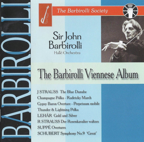 Sir John Barbirolli, Hallé Orchestra - The Barbirolli Viennese Album