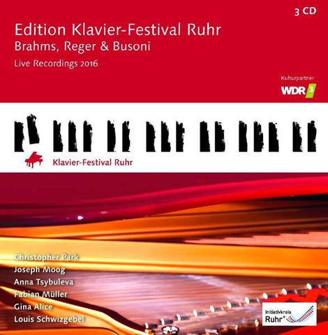 Brahms, Reger, Busoni, - Edition Klavier-Festival Ruhr