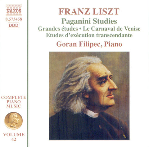 Franz Liszt, Goran Filipec - Paganini Studies