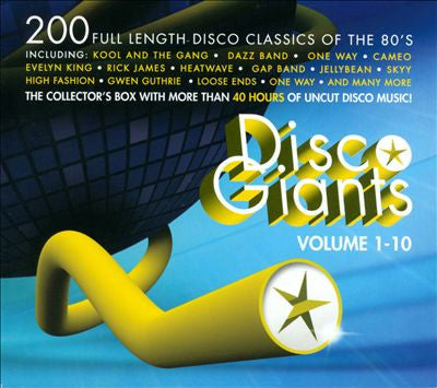 Various - Disco Giants Volume 1-10 (200 Full Length Disco Classics Of The 80's)