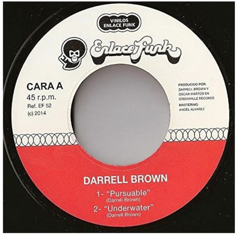 Darrell Brown - Pursuable-Underwater / Plutonian Afternoon-Detroit Soul