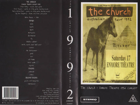 The Church - Enmore Theatre 1992 Concert