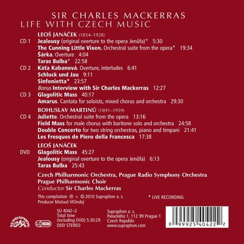 Sir Charles Mackerras, Janáček / Martinů - Life With Czech Music