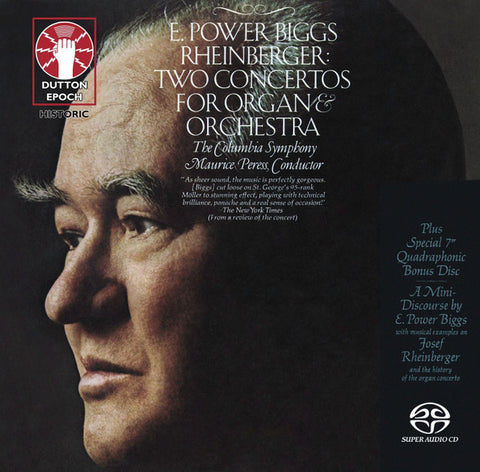 E. Power Biggs, Rheinberger - Two Concertos For Organ & Orchestra