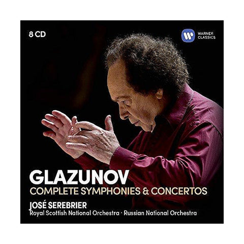 Alexander Glazunov, Jose Serebrier, Royal Scottish National Orchestra, Russian National Orchestra - Glazunov Complete Symphonies & Concertos