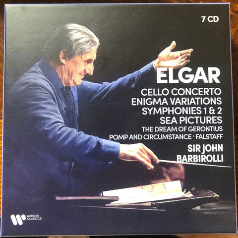 Elgar - Sir John Barbirolli - Cello Concerto, Enigma Variations, Symphonies 1 & 2, Sea Pictures