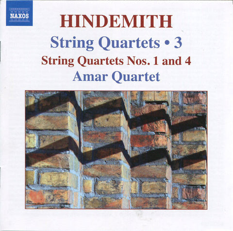 Paul Hindemith, Amar Quartett - String Quartets 3