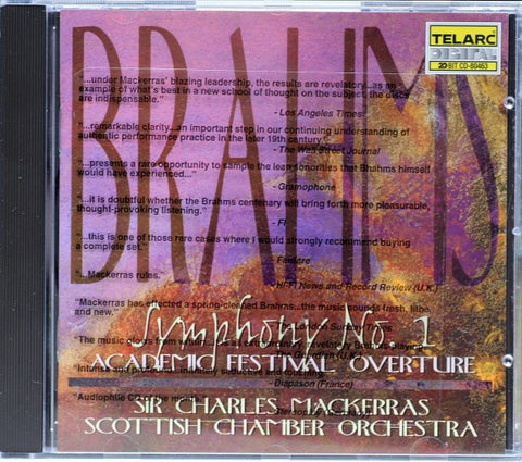 Brahms - Sir Charles Mackerras, Scottish Chamber Orchestra, - Symphony No. 1 / Academic Festival Overture