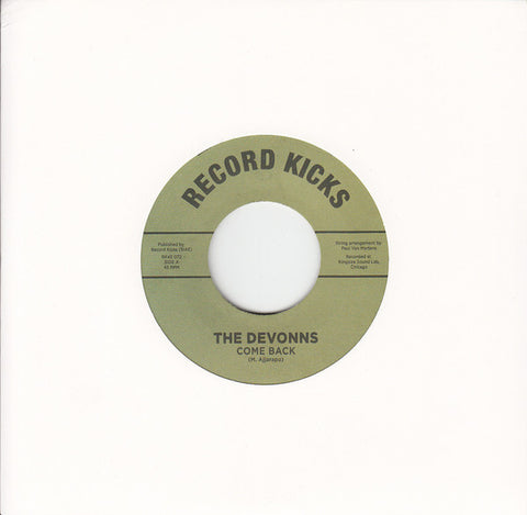 The Devonns - Come Back b/w Think I'm Falling In Love