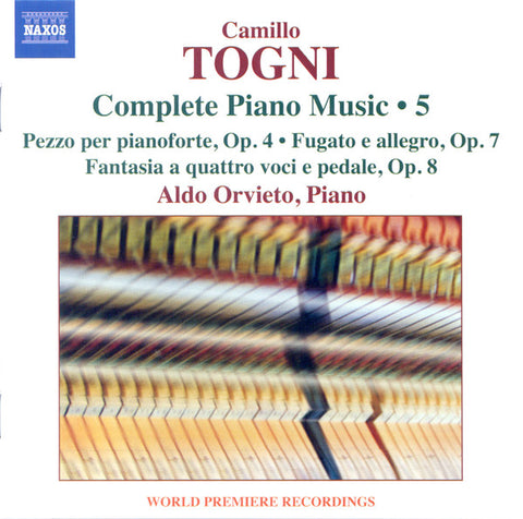 Camillo Togni, Aldo Orvieto - Complete Piano Music • 5
