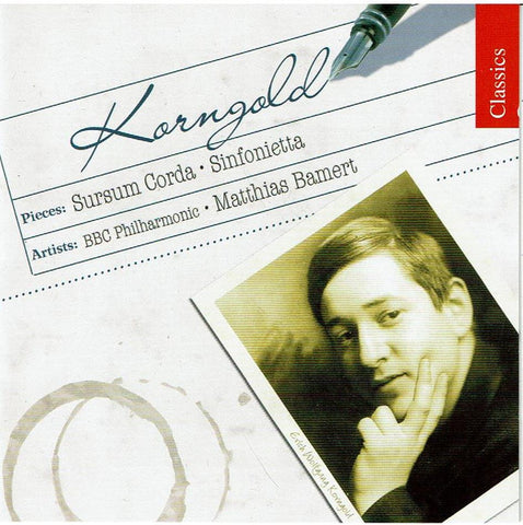 Korngold / BBC Philharmonic, Matthias Bamert - Sursum Corda / Sinfonietta