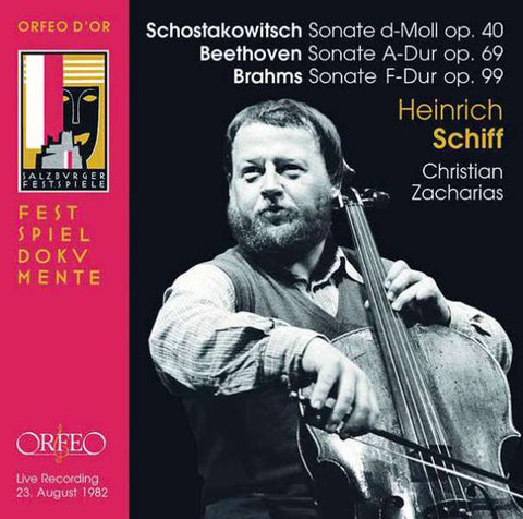 Schostakowitsch, Beethoven, Brahms, Heinrich Schiff, Christian Zacharias - Schostakowitsch: Sonate D-Moll, Op. 40; Beethoven: Sonate A-Dur, Op. 69; Brahms: Sonate F-Dur, Op. 99