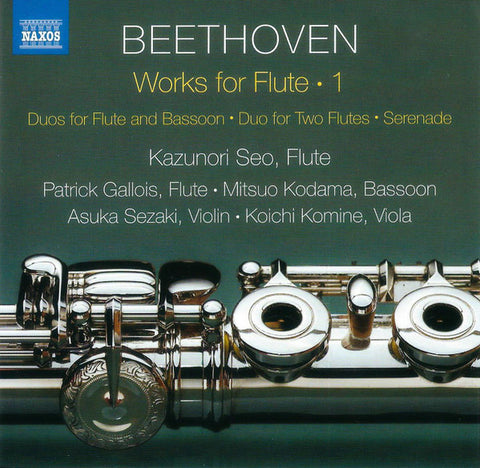 Beethoven, Kazunori Seo, Patrick Gallois, Mitsuo Kodama, Asuka Sezaki, Koichi Komine - Works For Flute 1