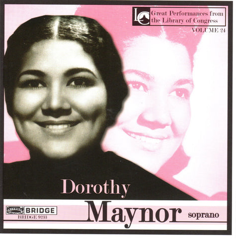 Dorothy Maynor, Arpad Sandor - Dorothy Maynor, Soprano - Arpad Sandor, Piano