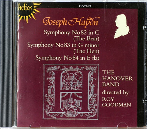 Joseph Haydn, Hanover Band, Roy Goodman - Symphonies Nos. 82 (The Bear), 83 (The Hen), 84