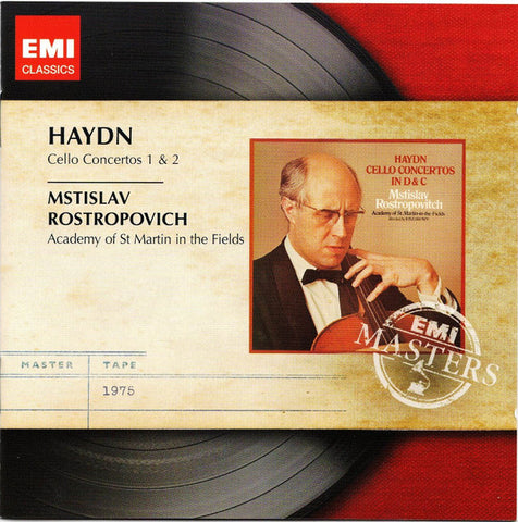 Haydn - Mstislav Rostropovich, Academy Of St. Martin In The Fields - Cello Concertos 1 & 2