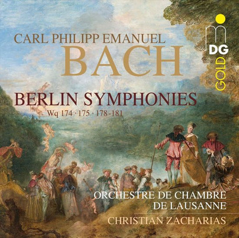 Carl Philipp Emanuel Bach, Orchestre de Chambre de Lausanne, Christian Zacharias - Berlin Symphonies, Wq174-175, 179-181