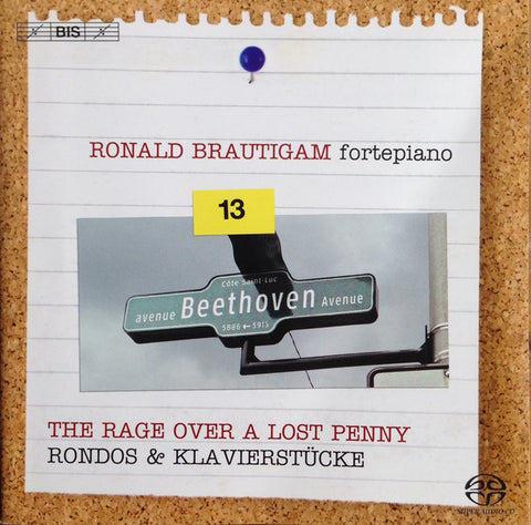 Beethoven - Ronald Brautigam - Complete Works For Solo Piano - Volume 13 - The Rage Over A Lost Penny - Rondos & Klavierstücke