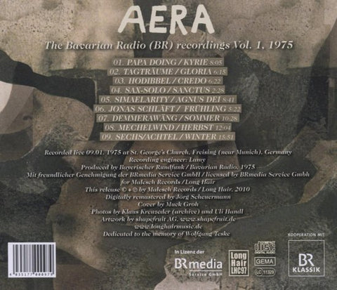 Aera - The Bavarian Broadcast (BR) Recordings Vol. 1, 1975