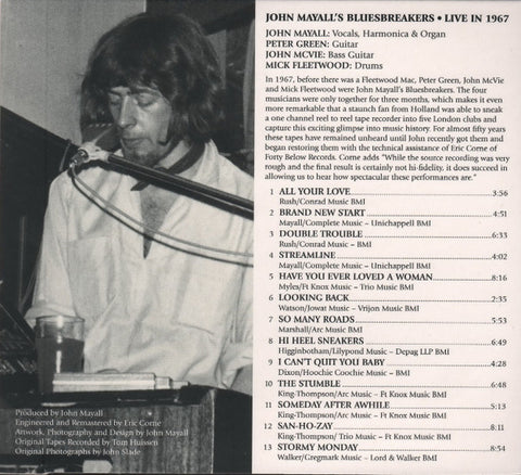 John Mayall's Bluesbreakers - Live In 1967