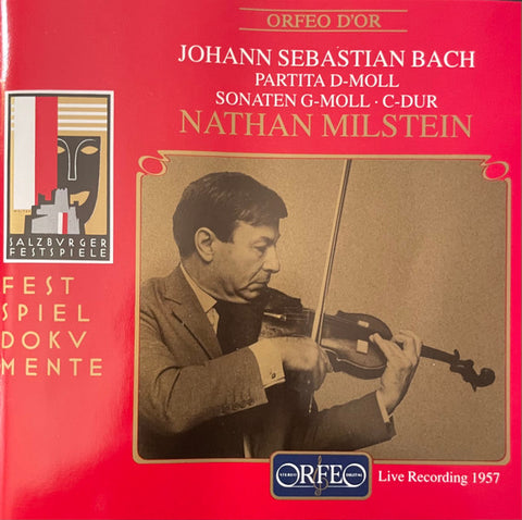 Johann Sebastian Bach - Nathan Milstein - Partita D-Moll /Sonaten G-Moll . C-Dur