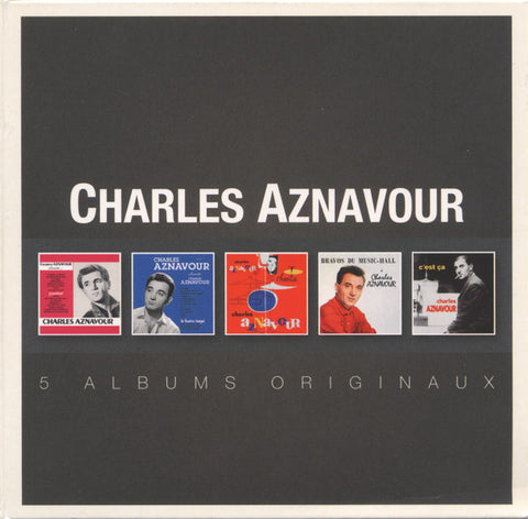 Charles Aznavour - 5 Albums Originaux