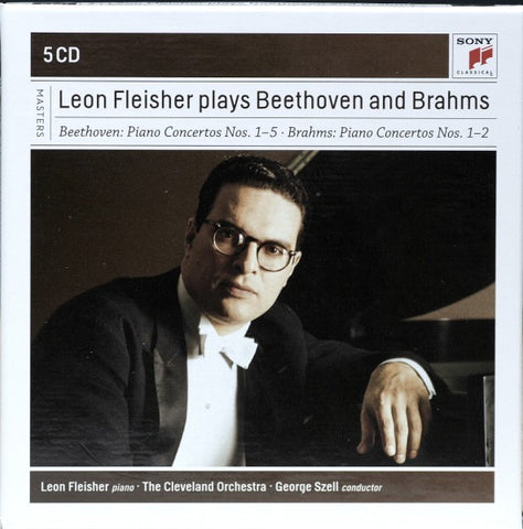 Leon Fleisher Plays Beethoven and Brahms - The Cleveland Orchestra, George Szell - Piano Concertos  Nos. 1-5 · Piano Concertos  Nos. 1-2